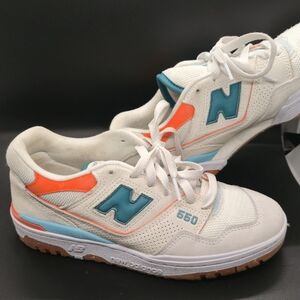 New Balance 550 "Sea Salt Verdigris" BBW550DA EUC Size Women 8.5 Men 7 EU 40